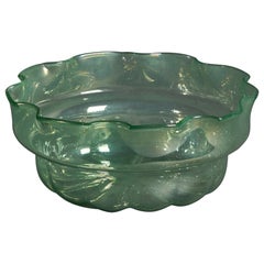 Vittorio Zecchin, Soffiato Bowl, Glass, Italy, 1920s