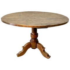 19th Century French Mixed Wood Center Table
