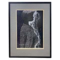 Kiyoshi Saito, signierter japanischer Farbholzschnitt, Nude E, limitierte Auflage, 1966