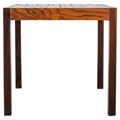 Danish Rosewood & Tile Side Table
