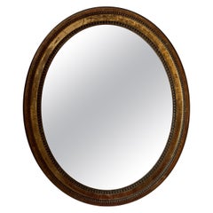 Miroir mural français du 18ème siècle en bois doré sculpté de style Louis Philippe