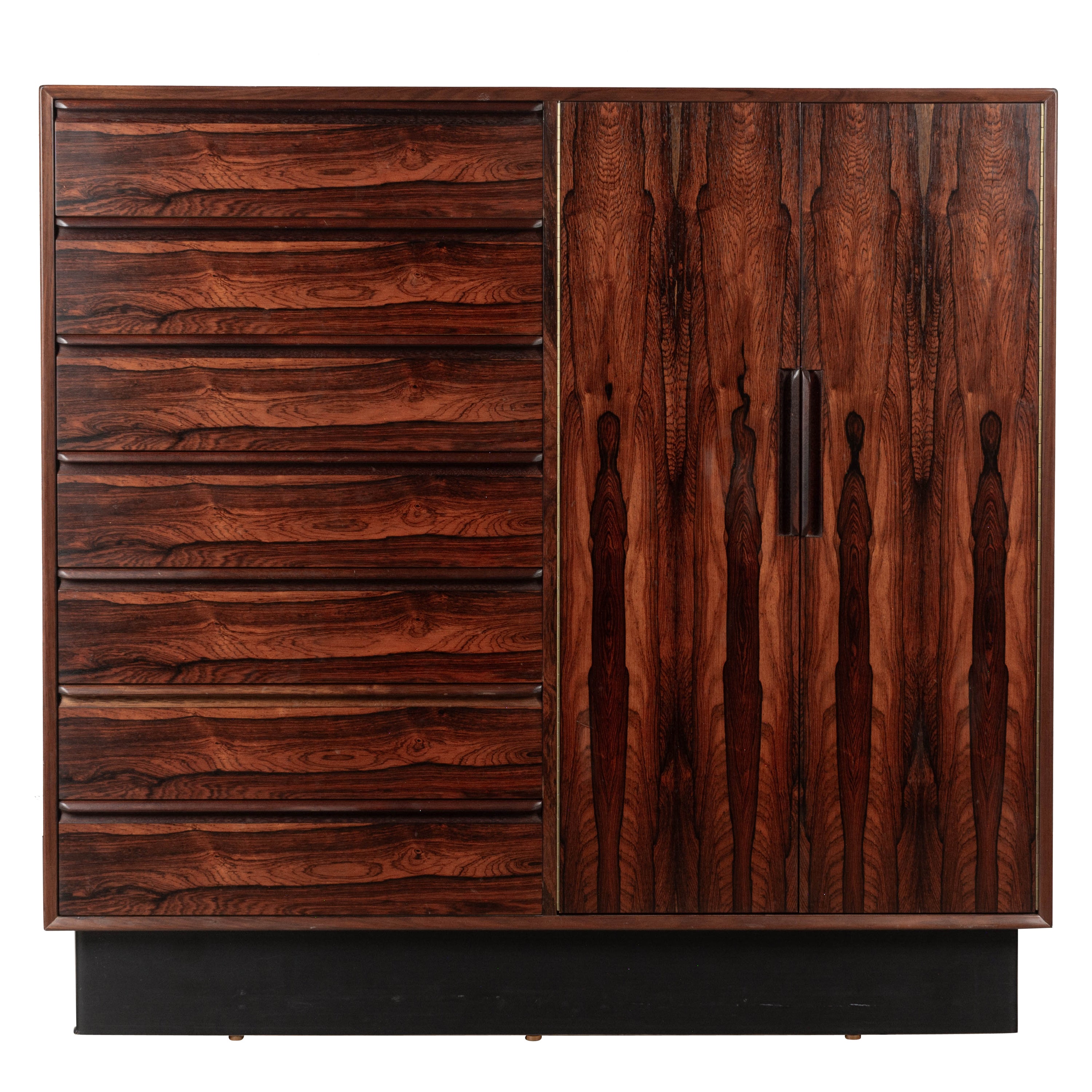 Mid-Century Modern Rosewood Dresser by Westnofa Norway For Sale