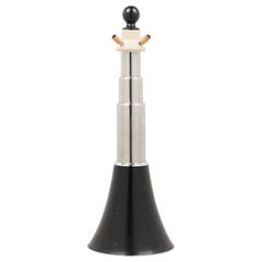 American Art Deco 4-Light Cylindrical Table Lamp