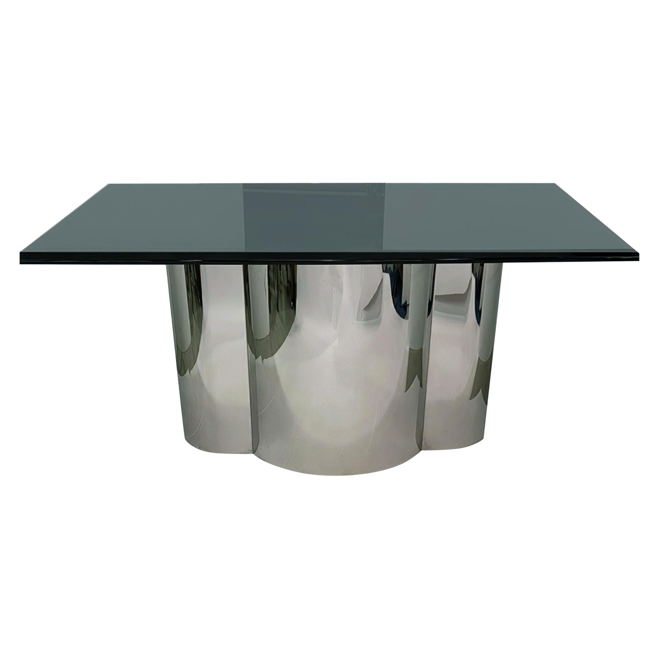 American Modern “Radial” Dining Table Base, Brueton For Sale