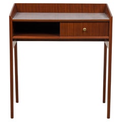 Tavolini italiani di metà secolo in mogano e formica (stile Gio Ponti)