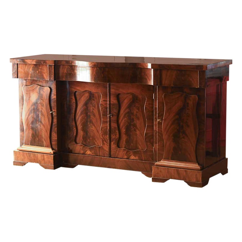 Large Wooden Sideboard 1930-1940 For Sale