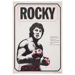 Rocky Czech Film Movie Poster A1, Jan Antonin Pacak, 1980 Vintage Rare