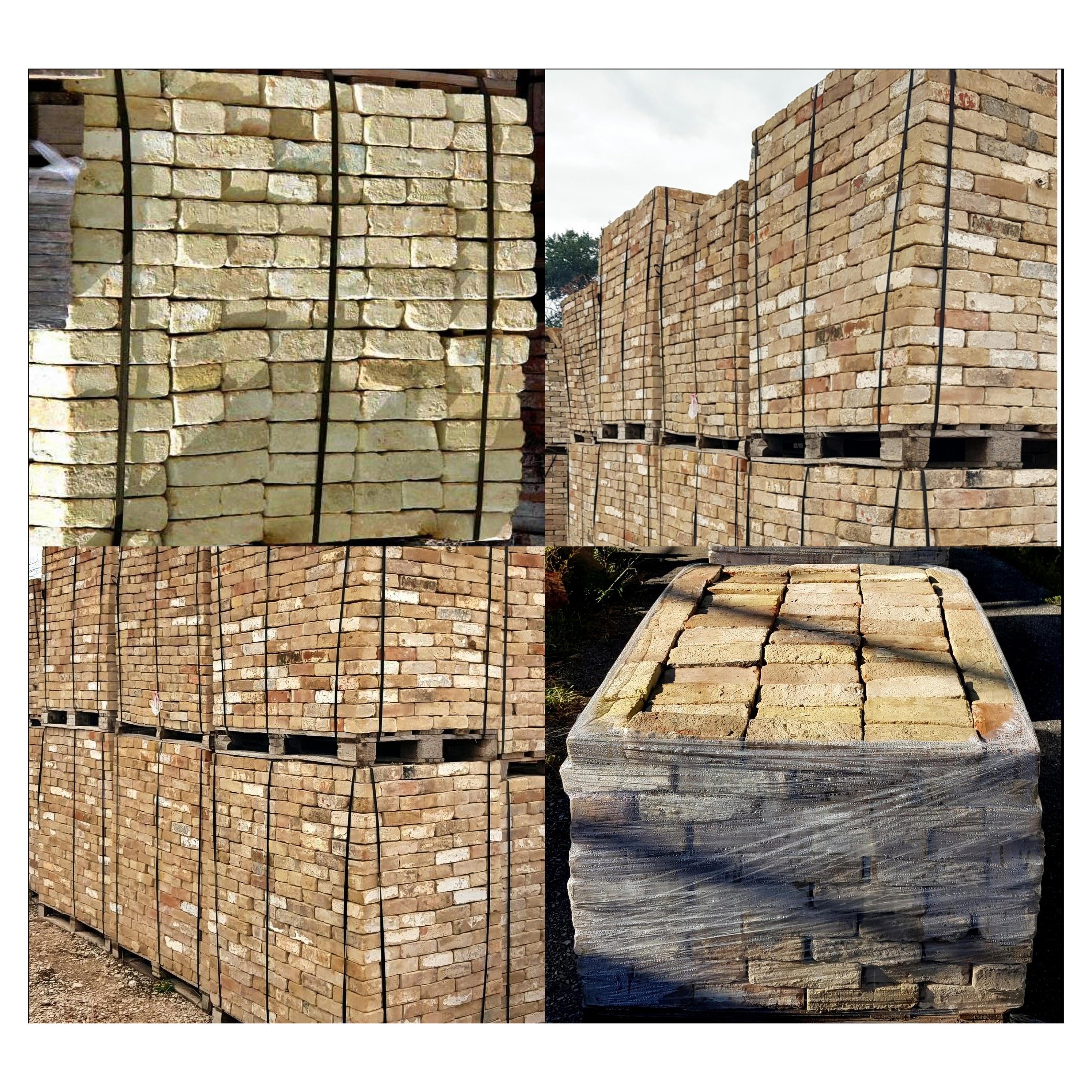 5000 italienische TERRACOTTA BRICKS 10X20X5 CM REFRACTORY Ende 19./20. Jahrhundert.