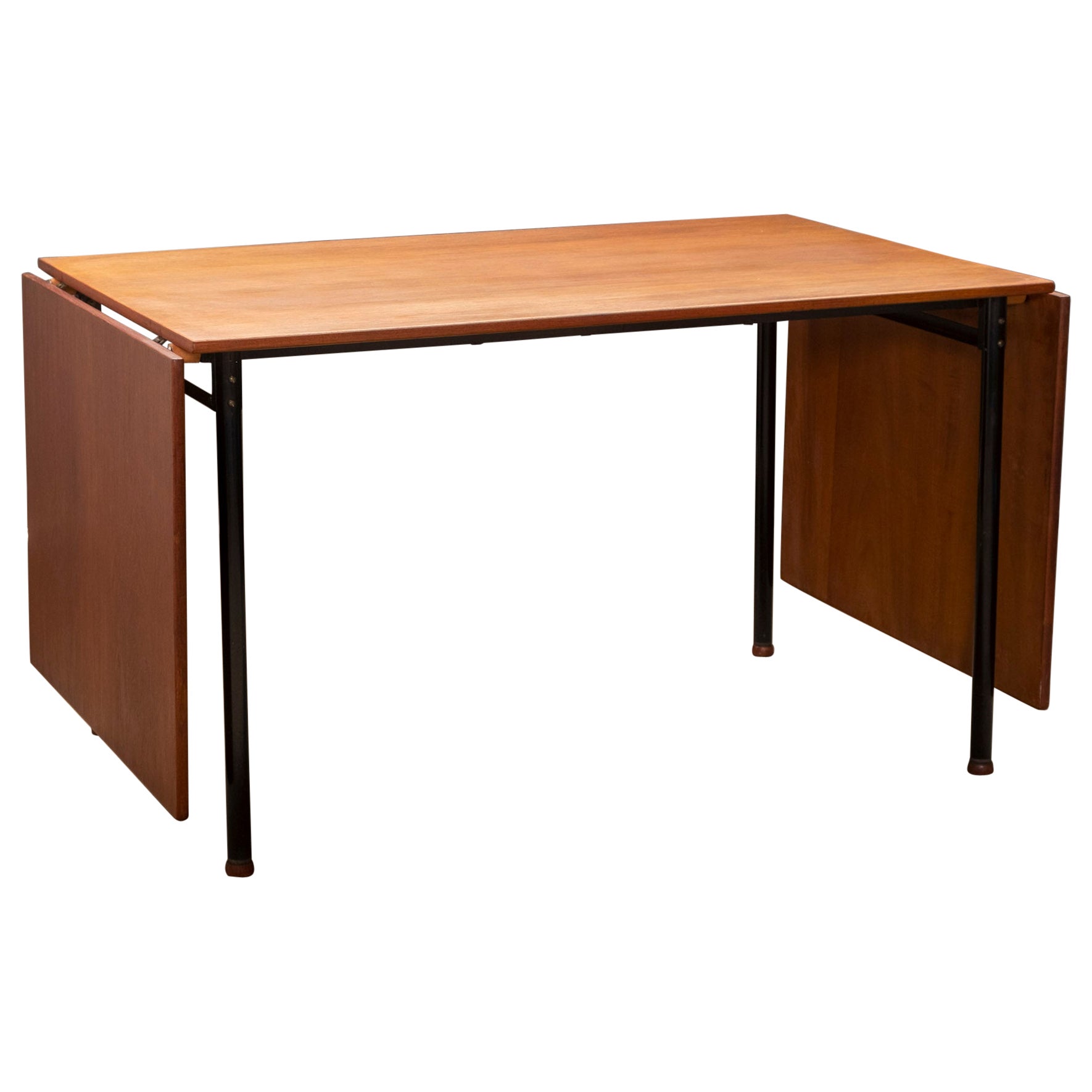 Drop-Leaf Table in Teak, 1960s Denmark