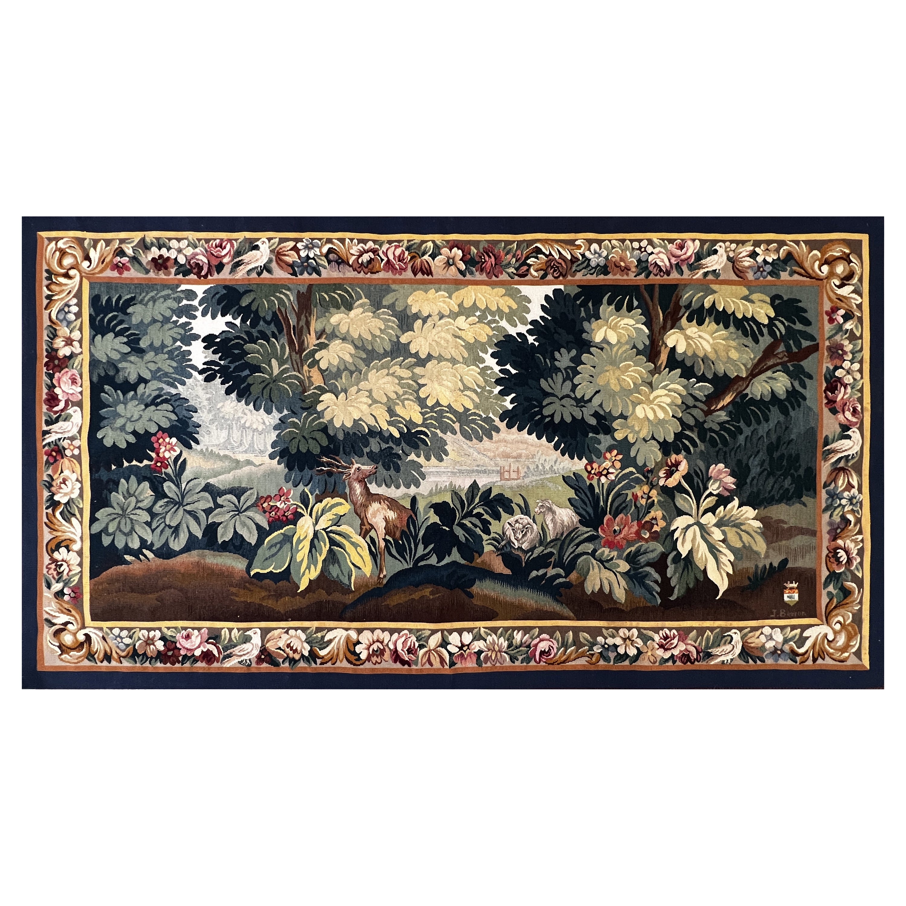 19th century Aubusson tapestry - N° 966 For Sale