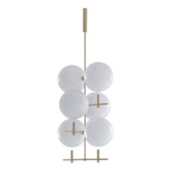 Luna Luminaire / Chandelier Vertical II06 in Brushed Gold