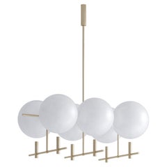 Luna Luminaire / Chandelier Horizontal II06 in Brushed Gold