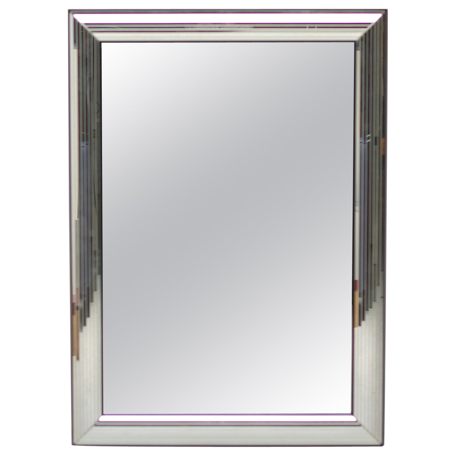 Belgian Multifaceted Wall Mirror For Sale