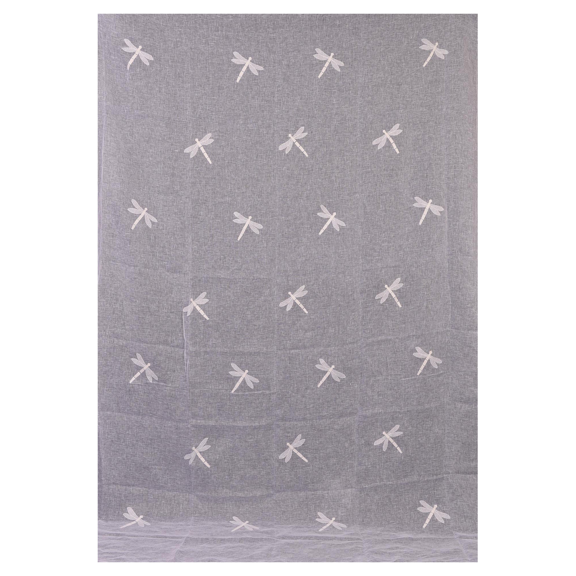 Linen Large Curtain Named Dragonfly For Sale