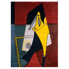 Grand tapis en laine La Figura d'après Picasso