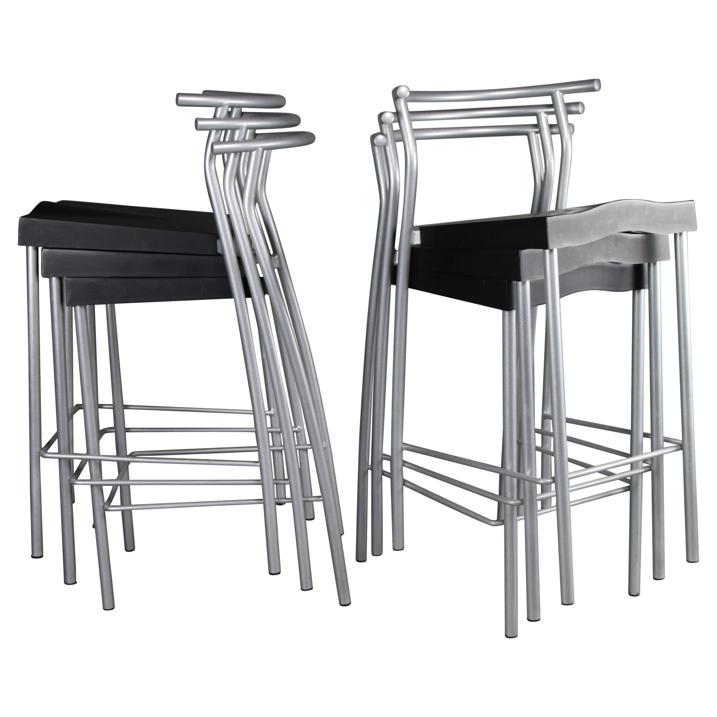 Hi-Glob Philippe Starck Bar Stools for Kartell, Italy, 1993 For Sale