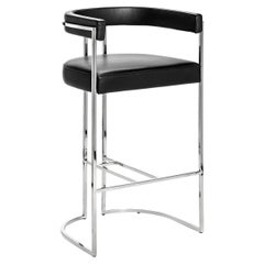 Julius Bar Stool, Stainless Steel Structure, Handcrafted in Portugal by Duistt