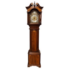 20th Century John Thompson, London, Walnut & Mahogany Grandmother Tall Clock