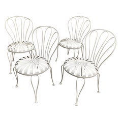 Retro francois carre garden chairs -
set of 4
