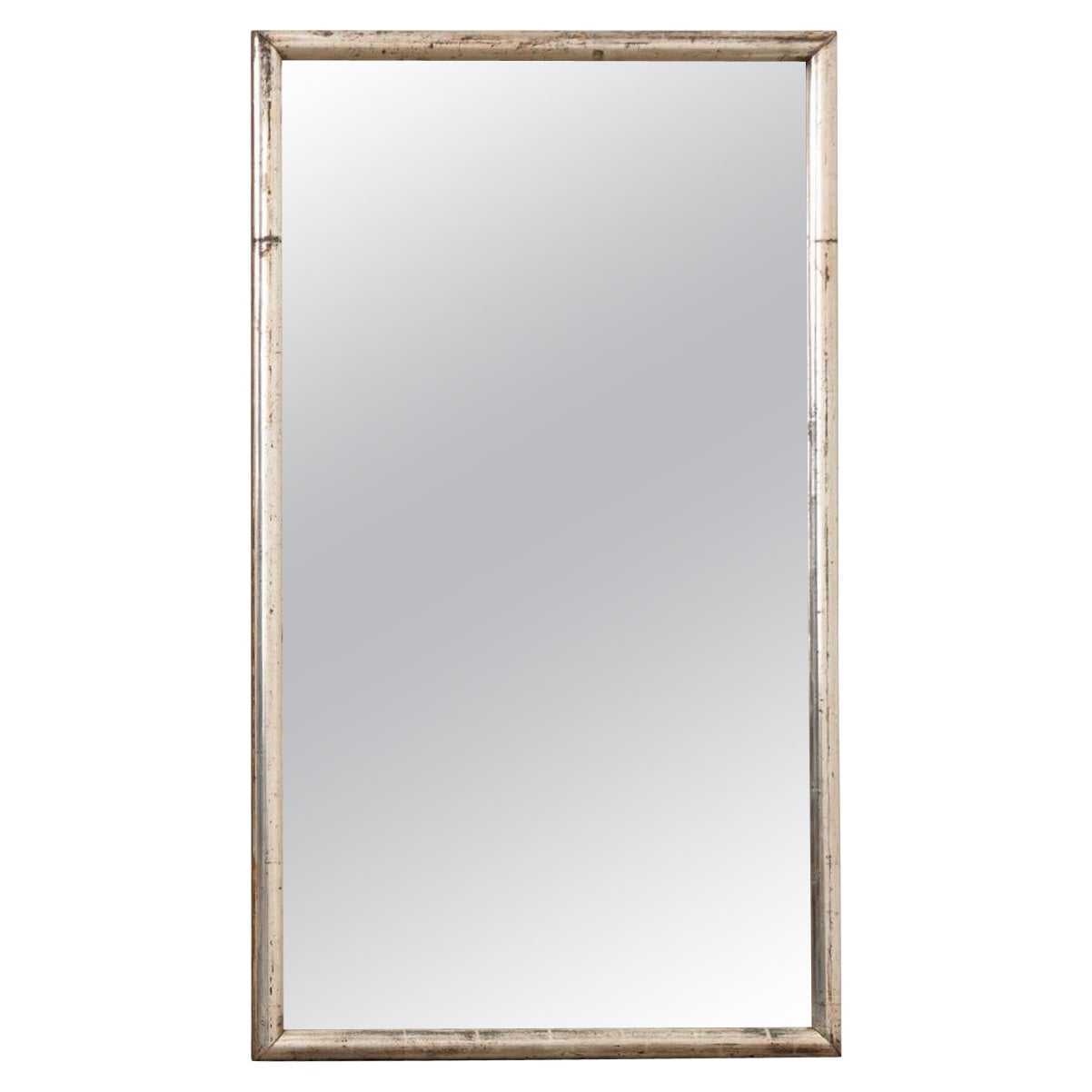 Miroir français du 19e siècle en argent doré en vente