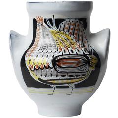 Roger Capron Large Bird Ceramic Vase, Vallauris, 1959 9