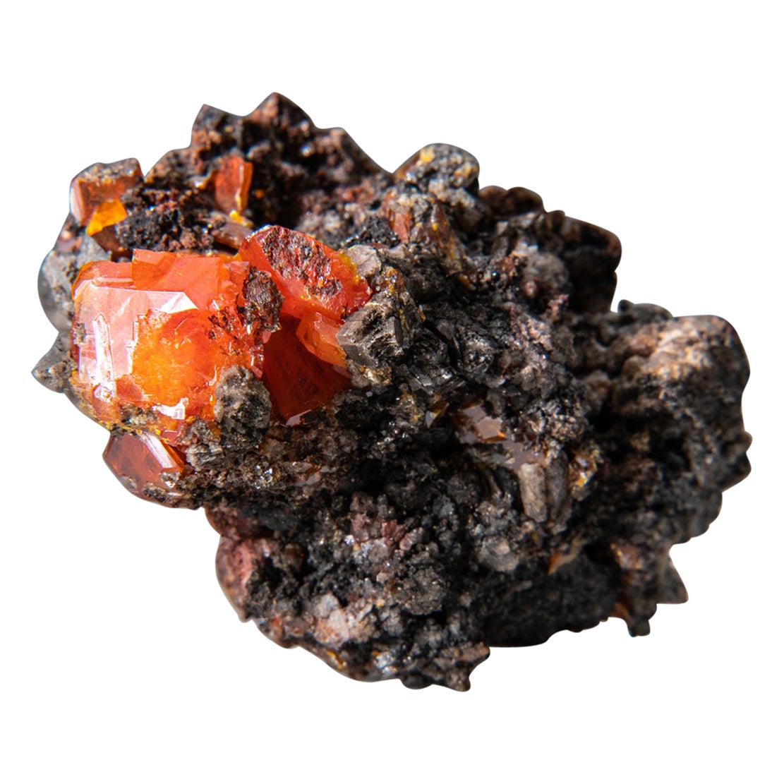 Wulfenite from Maoniuping Mine, Liangshan Autonomous Prefecture, China