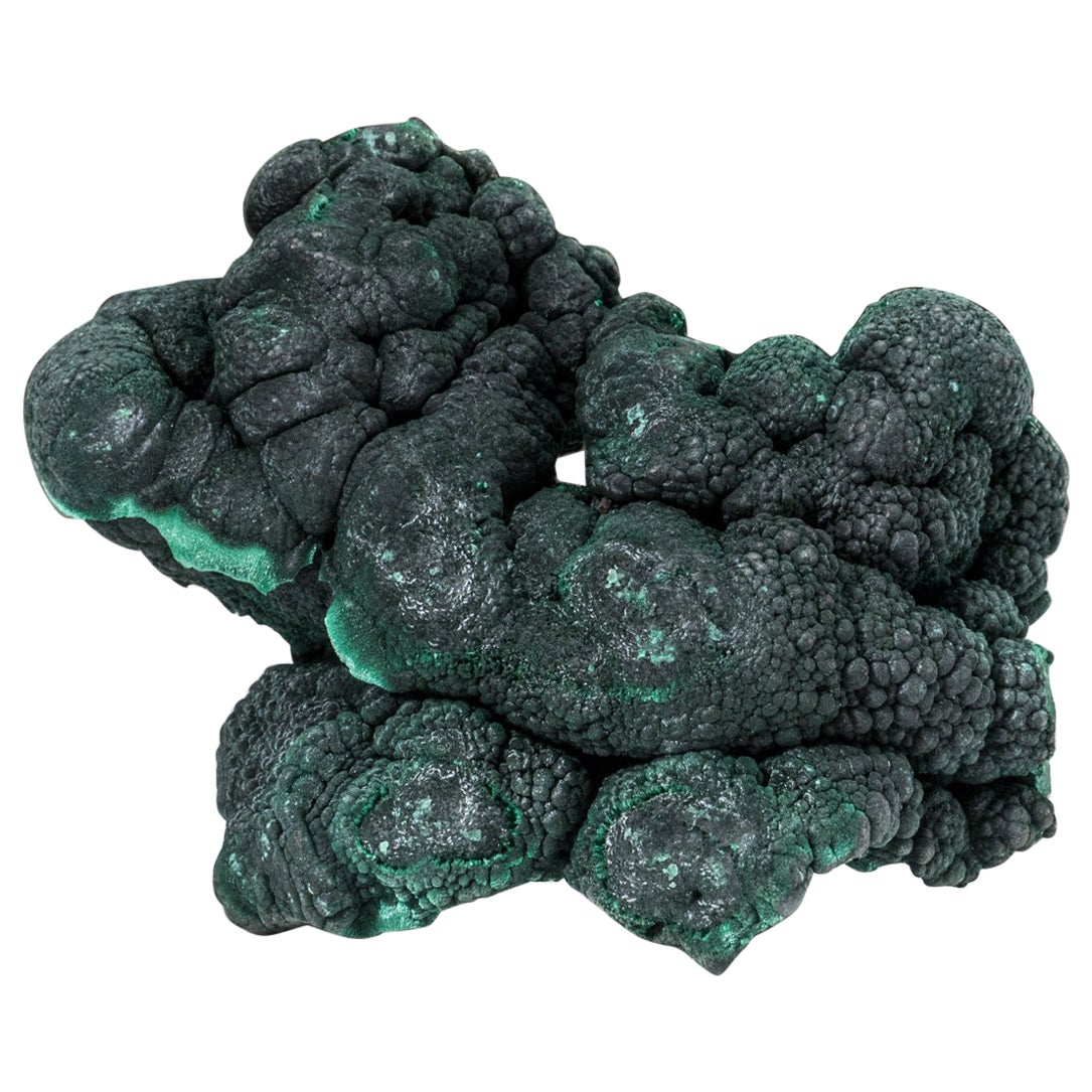 Botryoidal Malachite From Shaba Copper Belt, Democratic Republic of the Congo  For Sale