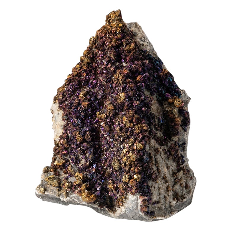 Cristal calcopyrite provenant d'une mine d'eau douce, tendance Viburnum, Missouri en vente
