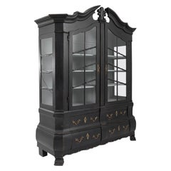 Holz- und Glas-Vitrine, Deutschland, 1820er Jahre
