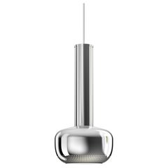 Lampe à suspension Vilhelm Lauritzen 'VL56' en chrome pour Louis Poulsen