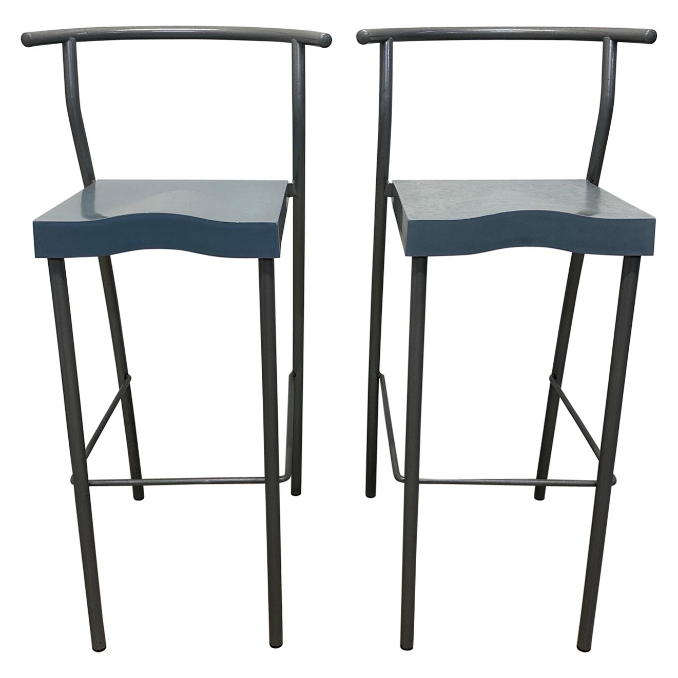 Philippe Starck Hi-Glob Stools for Kartell - a Pair