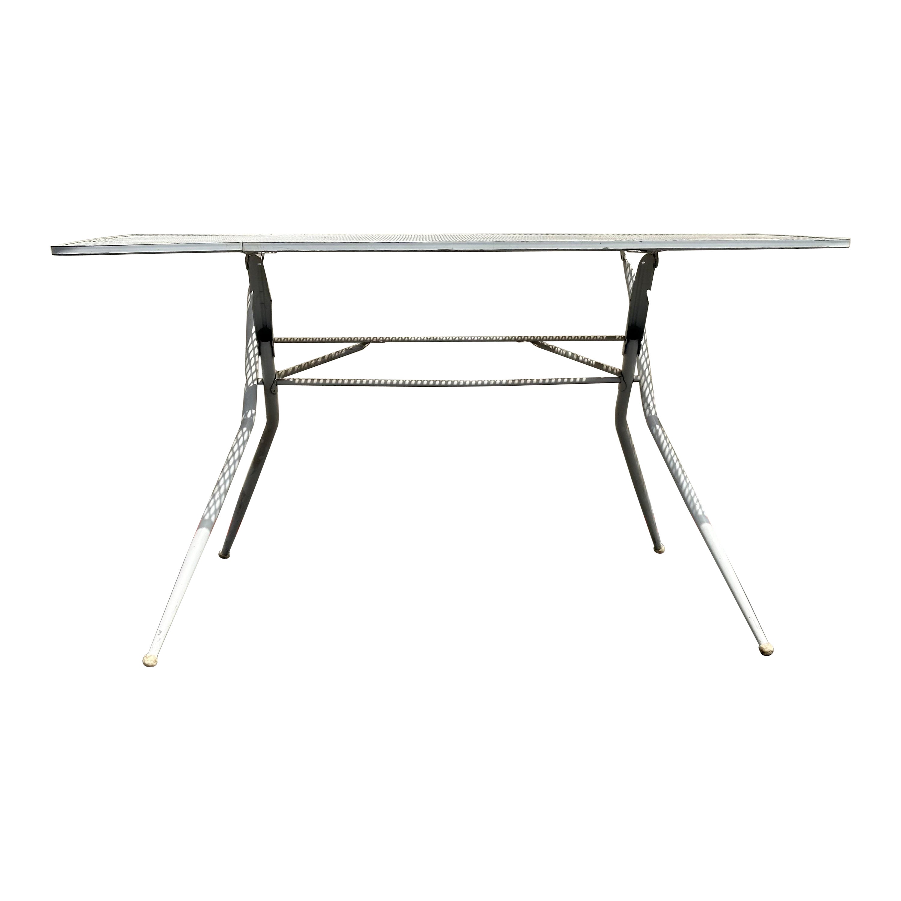 Salterini Folding Outdoor Dining Table by Rid-Jid For Sale