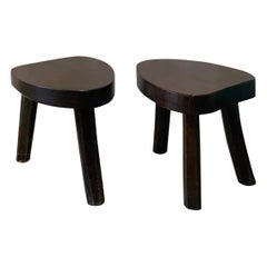 1960 Brutalist French Stools