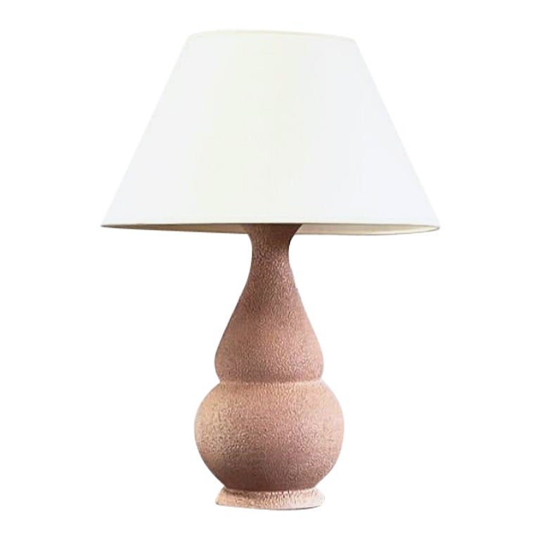 A French Gourd Lamp in the Manner of Jean Besnard For Sale