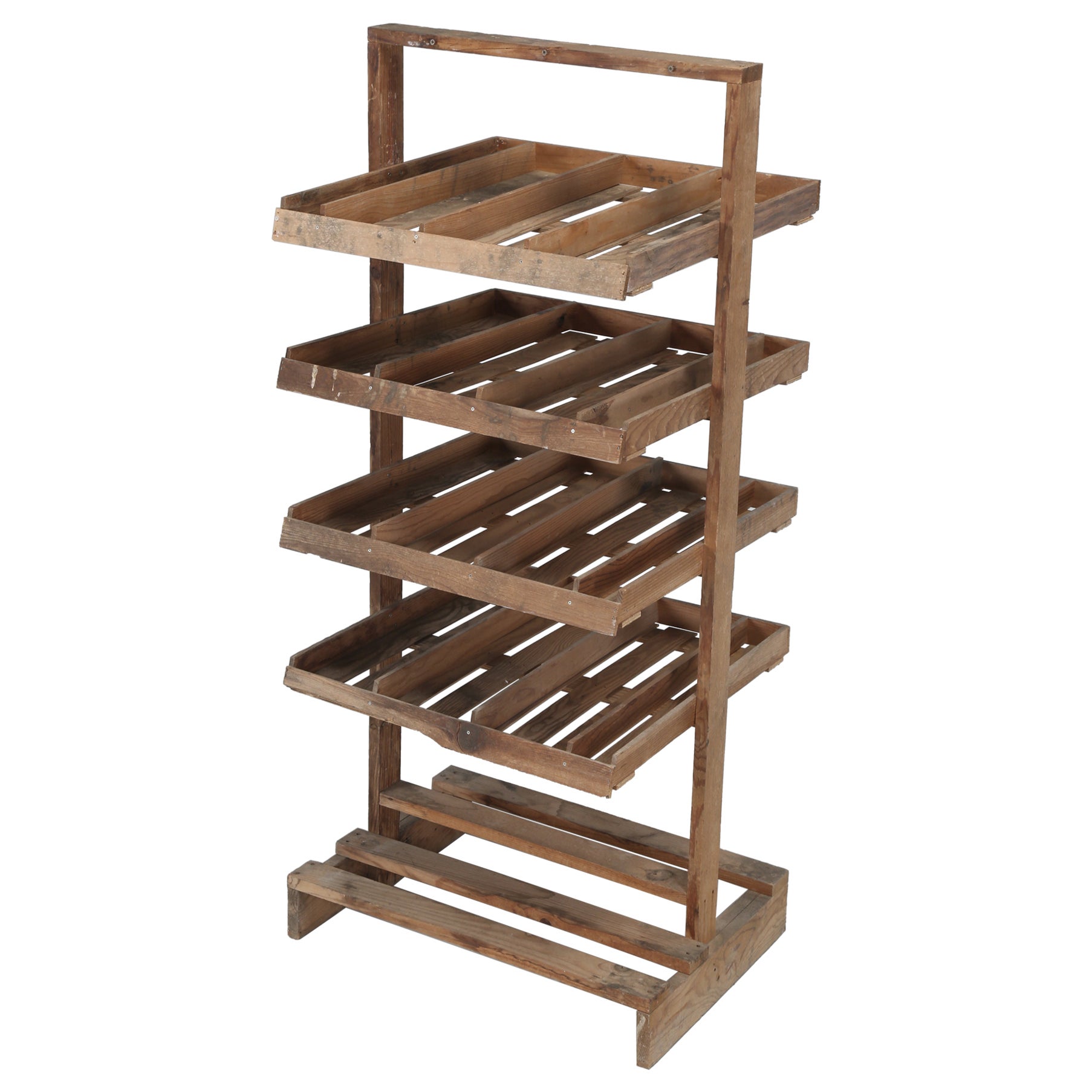 Antique Fruit Drying Rack from Europe Makes an Ideal Plant Stand, Magazine Rack For Sale