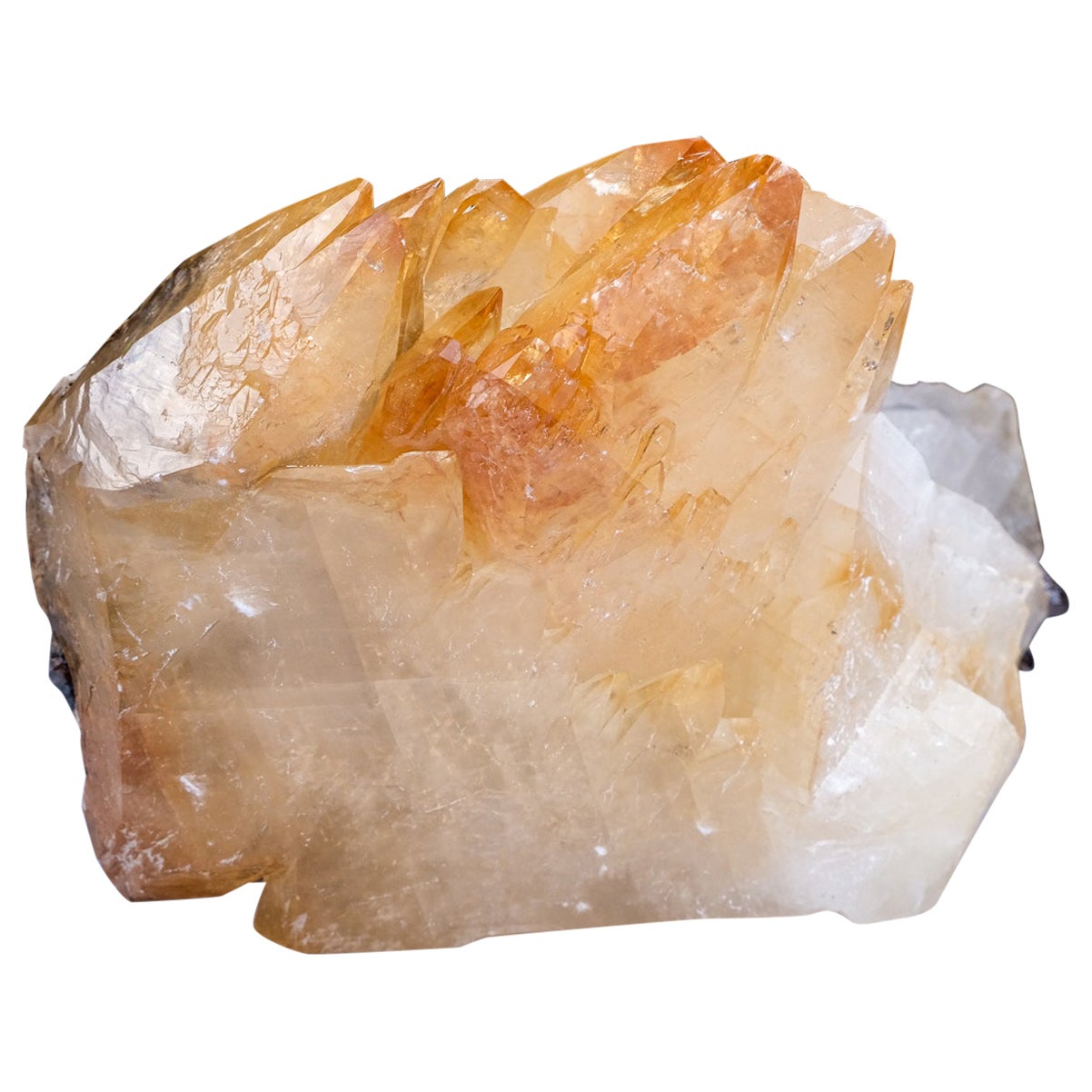Goldener Calcite-Kristall aus Ulmenholz-Mine, Tennessee (3.3 lbs) im Angebot