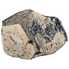 Pyrite on Hematite From Rio Marina, Elba Island, Tuscany, Italy