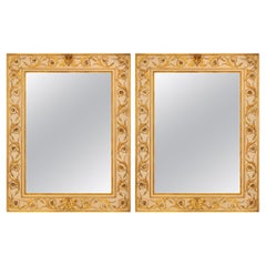 A pair of Italian early 19th century Neo-classical mirrors