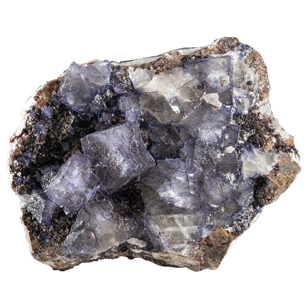 Purple Fluorite from Elmwood Mine, Carthage, Smith County, Tennessee (7.8 lbs) For Sale