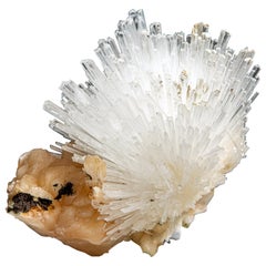 Scolecite on Stilbite From Nasik District, Maharashtra, India (314.4 grams)