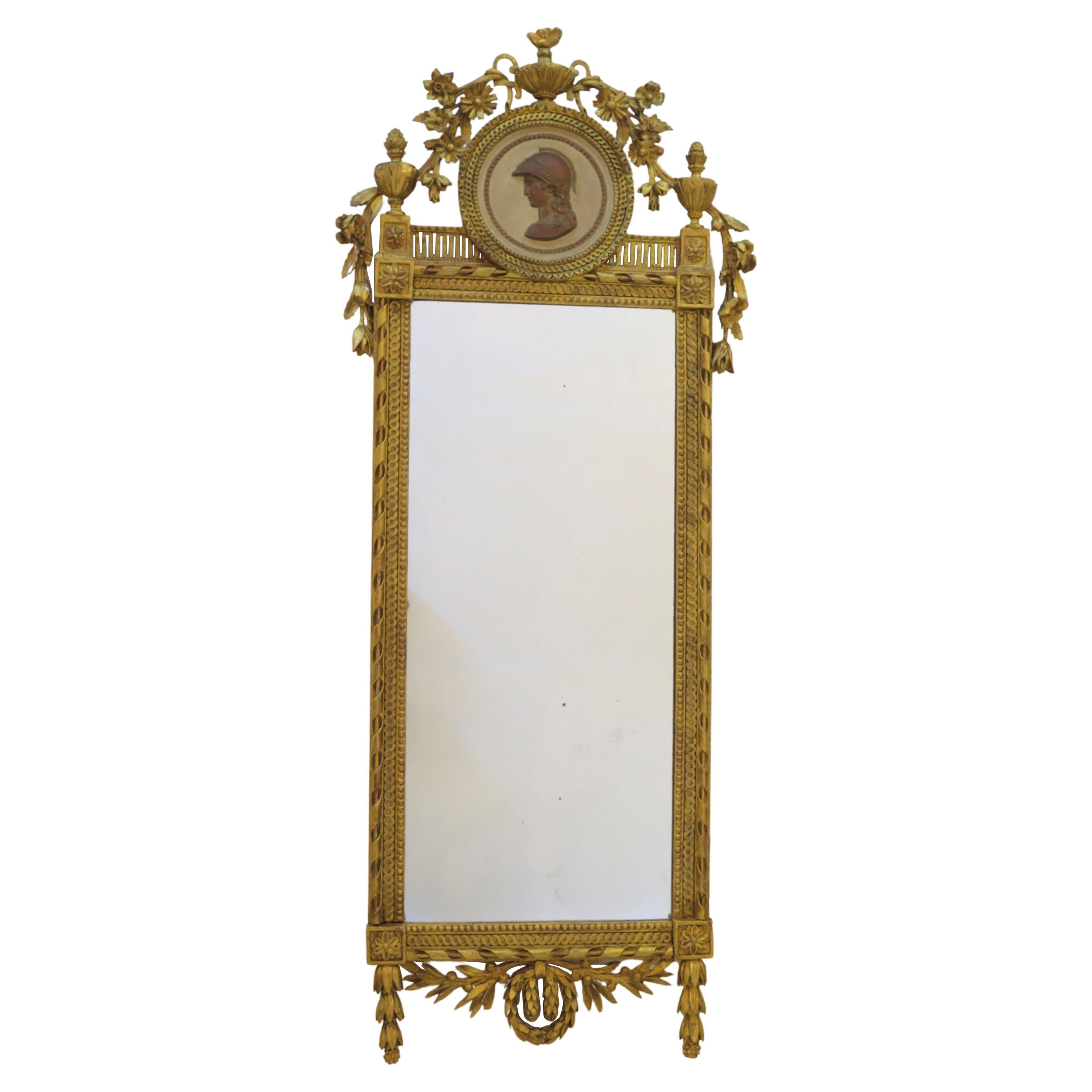 Italian Neoclassical Pier Glass, Circa 1770 For Sale