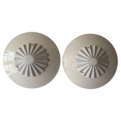 Migale Pair of Sconces or Flush Mount by Vico Magistretti for Oluce, 1960, Italy