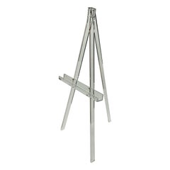 Mid Century Acrylic Tripod Style Easel for Artwork and Announcements