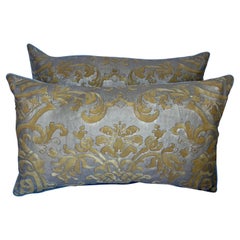 Pair of Carnavalet Patterned Fortuny Textile Pillows 