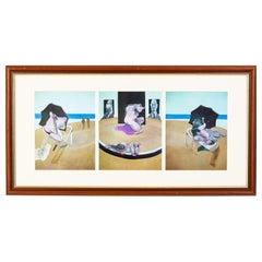 Vintage Francis Bacon (1909-1992) Triptych Lithographs 