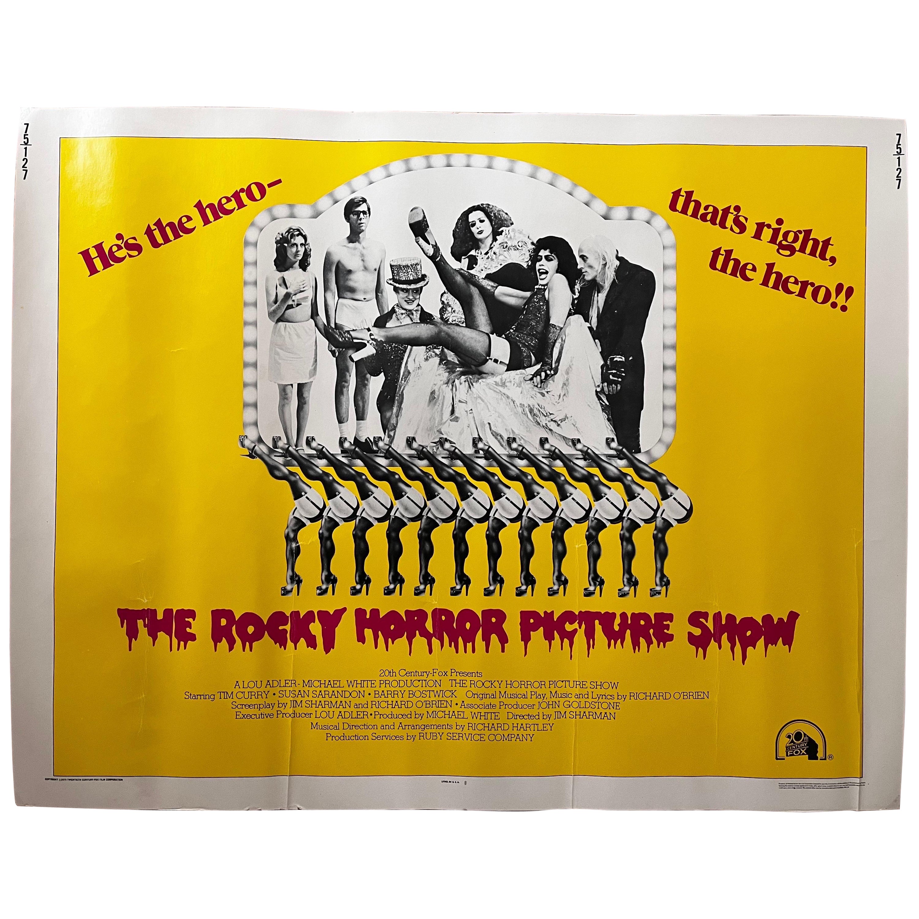 Affiche de film vintage « The Rocky Horror Picture Show », 1975