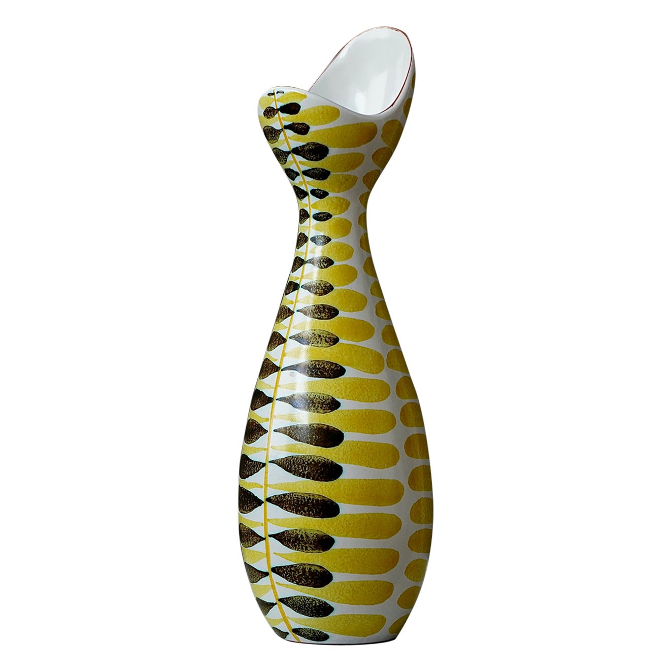 Faience Vase by Stig Lindberg for Gustavsberg Studio, Sweden, 1950s