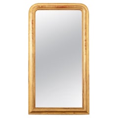 French 19th Century Large Louis Philippe Gold Gilt Mirror