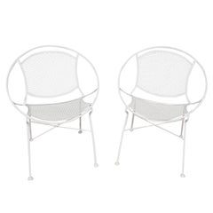 White Radar Chairs by Maurizio Tempestini for Salterini, 1950s
