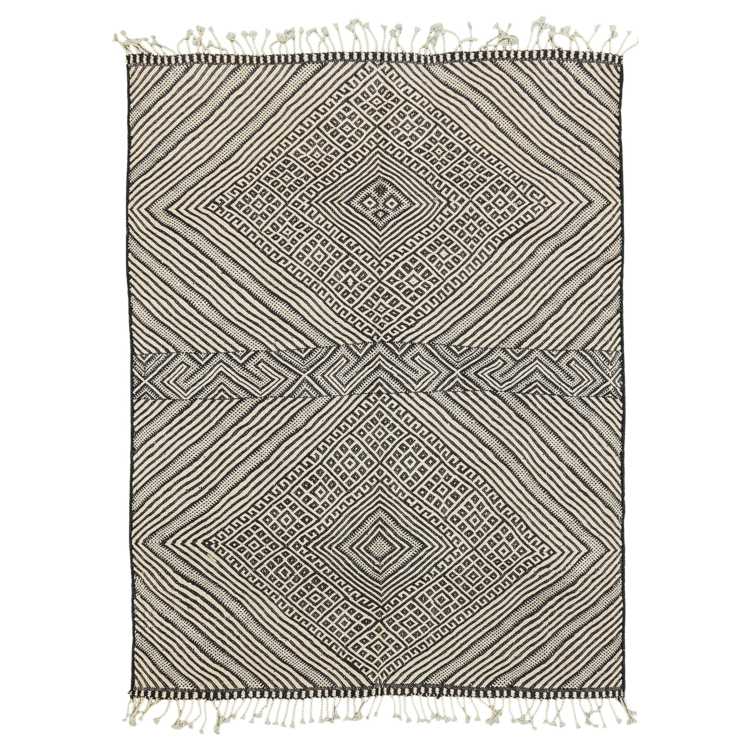 Mehraban Moroccan Kilim Natural Wool For Sale